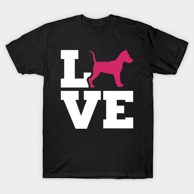 Miniature Pinscher Love T-Shirt by Designzz